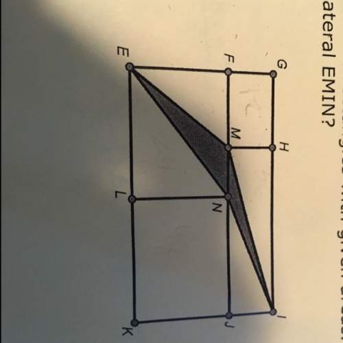 The areas of: fghm is 12, mhij is 36, efnl is 24, lnjk is 48. egik is a rectangle cut into the rect