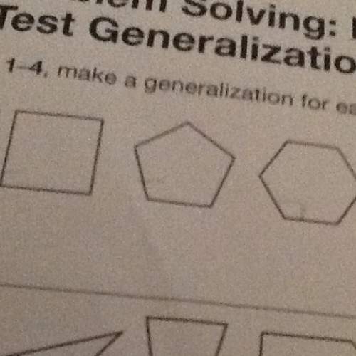 Make a generalization for the set of polygons