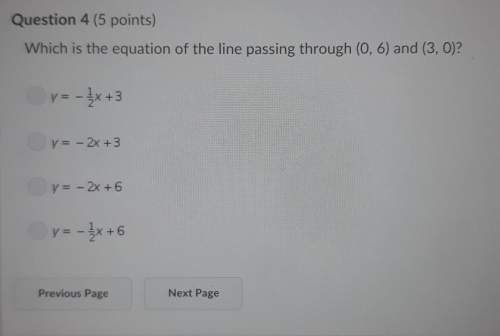 Which is the equation of the line passing .04