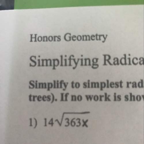 How to simplify this radical equation