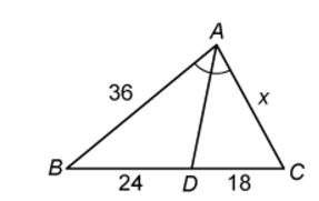 Solve for x. show the equation you used and your work.