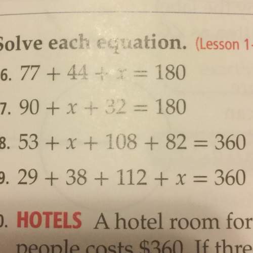 What number does x equal?  90+x+32= 180
