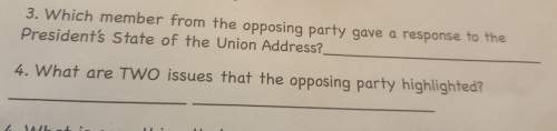Answer number 3 and 4 on 2019 state of the union address you