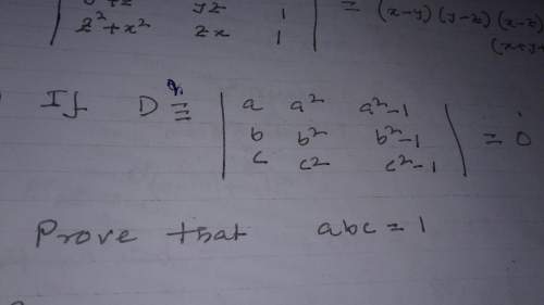 How do i prove that abc=1? i’ll mark as brainliest