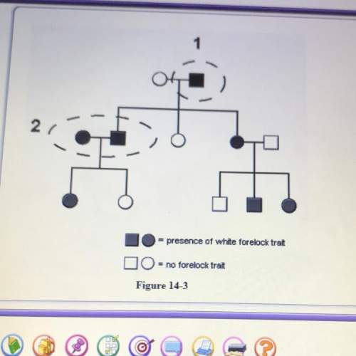 Use figure 14-3 to answer the question 37. examine the pedigree in figure 14-3. the allele for
