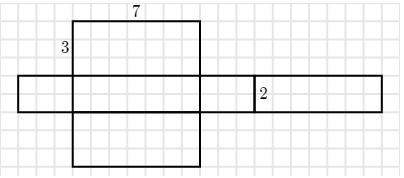 Check out this rectangular prism. find the surface area of the rectangular prism (above)