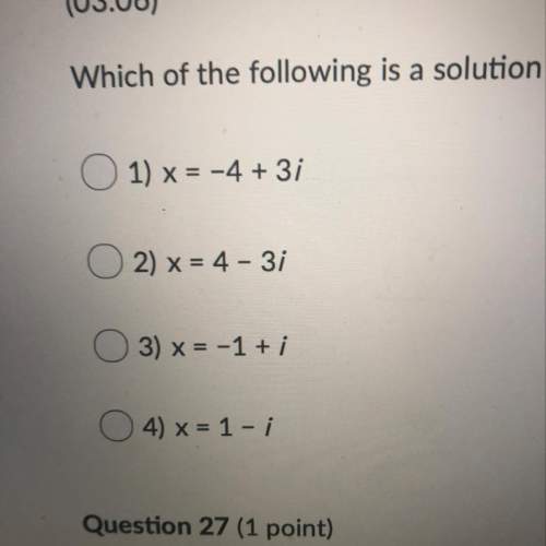 Which of the following is a solution x^2+2x=-2?