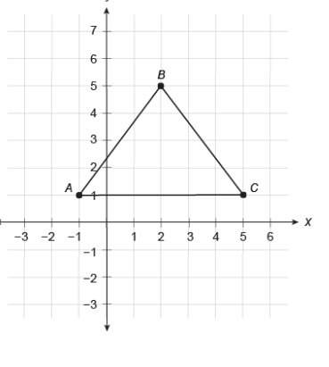 What is the perimeter of triangle abc ?  11 units 14 units 16 un