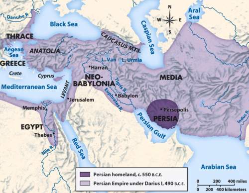 Who controlled much of this area before the persian empire?
