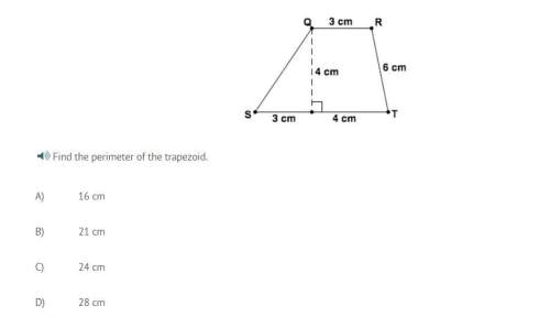 Find the perimeter of the trapezoid.