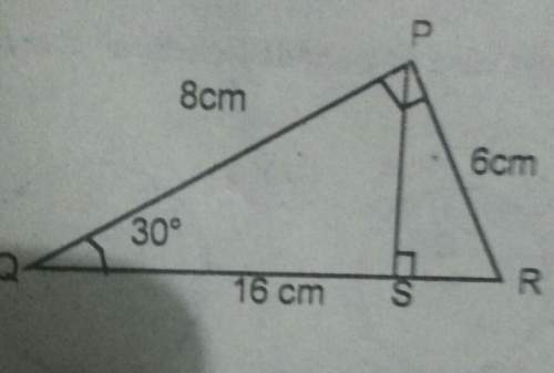 5. in the given figure, ps perpndicular to qr and triangle pqr ~triangle psrp, find the length