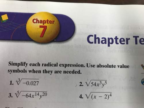 Simplify each radical expression. use absolute value symbols when they are needed.