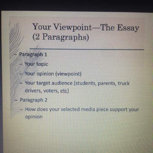 Assignment viewpoints through media you may use your choice of presentation software to