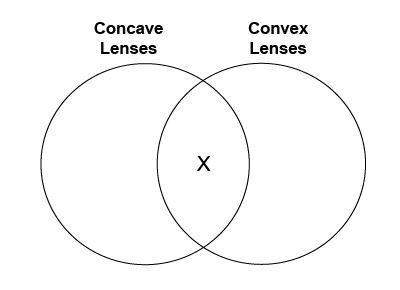 Franny drew a diagram to compare images produced by concave and convex lenses. which bel