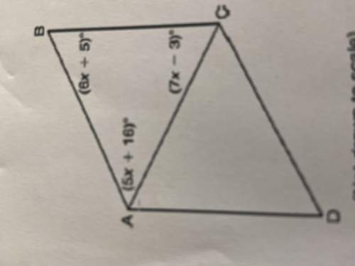 Figure abcd, to the right, is a parallelogram. what is the measure of a.59 b.60 c.61