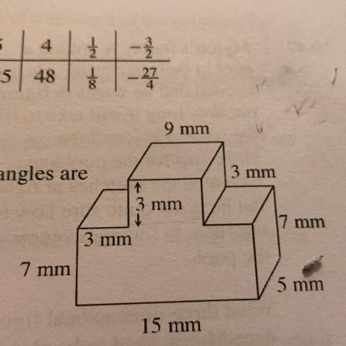 Find the volume of the prism at right all angles are right