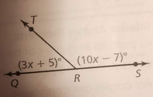 Answer quick i need with this one find x and the measure of each angle.