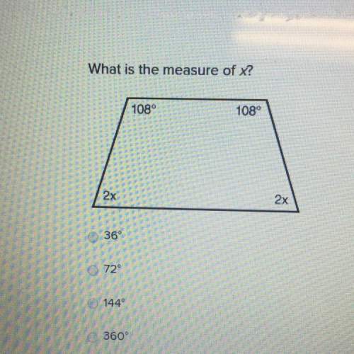 What is the measure of x ? mcfrickin pt 2