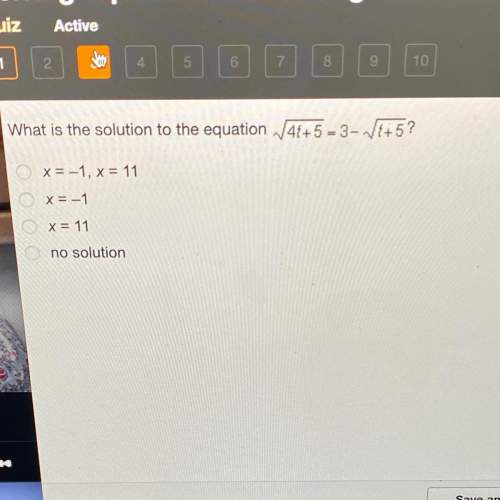 What is the solution to the equation square 4t+5 =3- square t+5 plz hurry