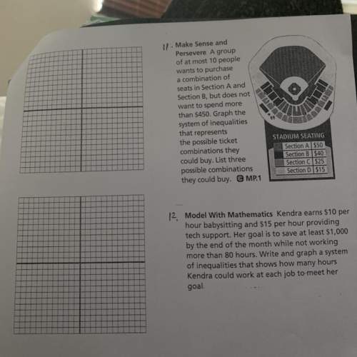 Ineed on 11 and 12 and you don’t need to graph it