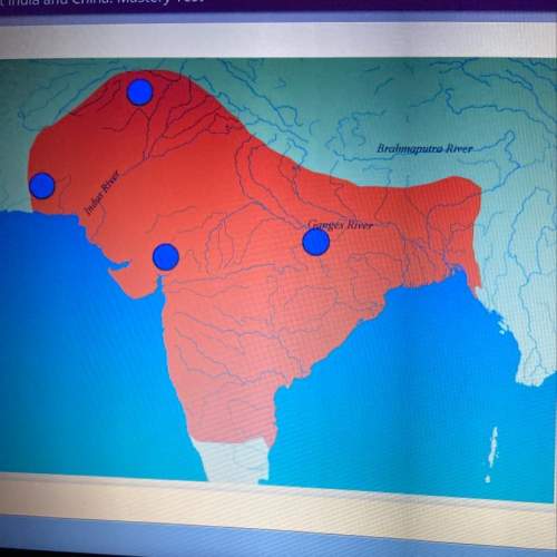 Identify the location of the harappan civilization on this map of the indian subcontinent.