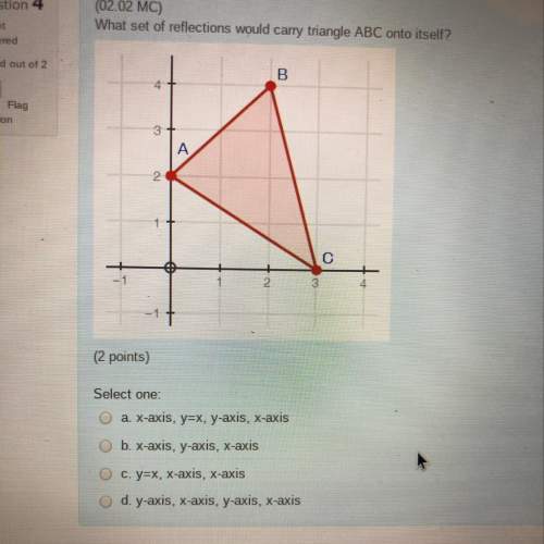 What set of reflections would carry triangle abc onto itself?