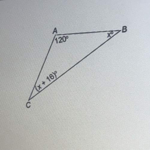 24 what is the measure of angle b in the triangle?