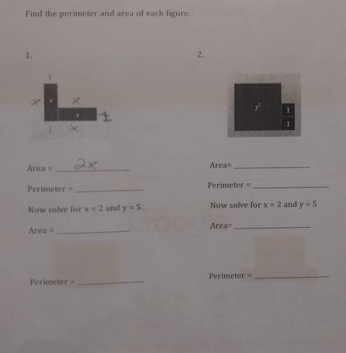 Find the perimeter and area of each figure.