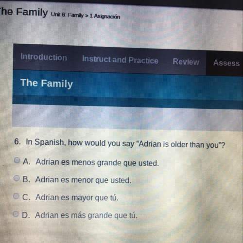 In spanish , how would you say “adrian is older than you” ?