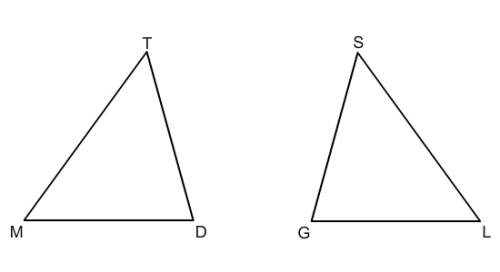Suppose side tm≅side gl and ∠m ≅ ∠g. what additional information is needed to prove triangle mtd≅gls