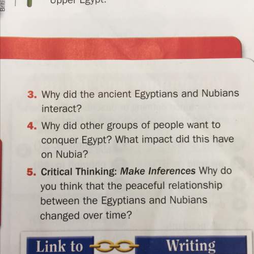 Why did the ancient egyptians and nubians interact?