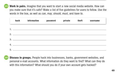 People hack into businesses, banks, government websites, andpersonal e-mail accounts. what inf