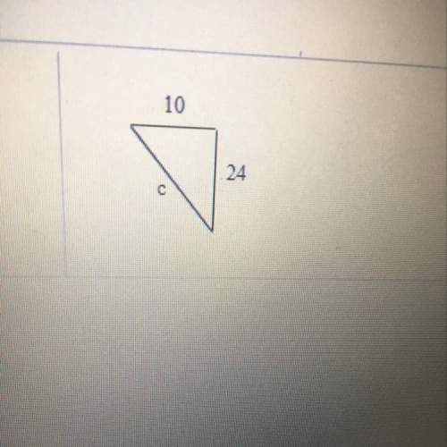 Using pythagorean theorem what is the square root of the third side