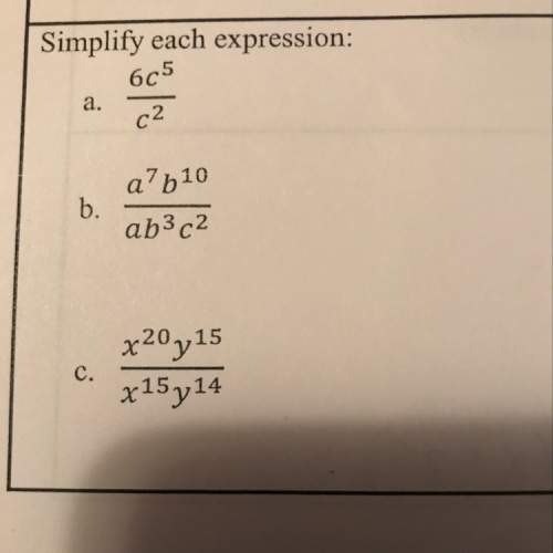 How do you simplify these expressions in order