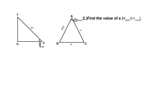 What is the value of x? (1st image) if you can't answer that one, then answer this one. (2nd