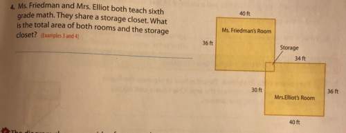 Need put the picture to make it easier  q: ms. friedman and mrs.elliot both teach sixth