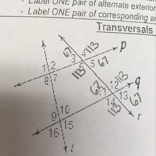 If the measure of angle 2 is 3x and the measure of angle 1 is 5x-12 then what is the measure of angl