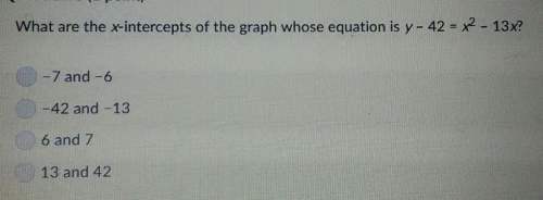 What is the x-intercept of the equation