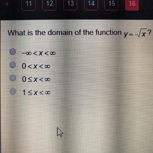 What is the domain of the function y=vx 2 0 03x&lt; &lt;  1
