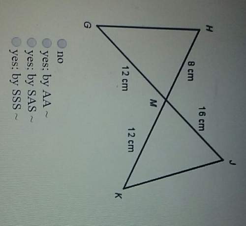 Are two triangles similar? and how do you know