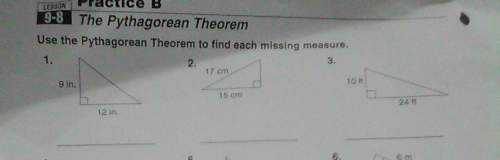 Me solve this questions 1 2 and 3 it is using the pythagorean theorem