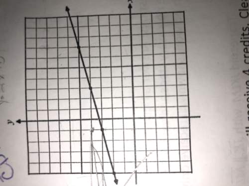 Write an equation for the line shown pictured in the graph.