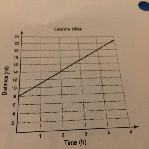 The graph shows the distance from the car that laura is as she hikes on the second day of a 2-day hi