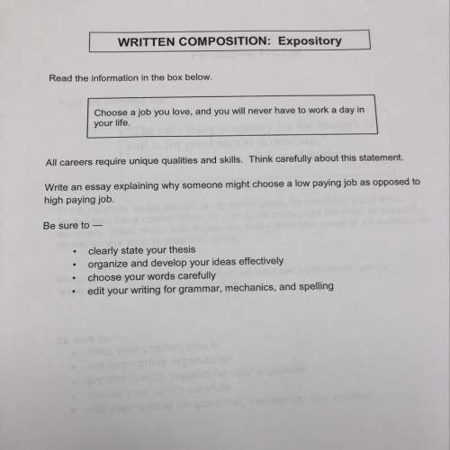 Can someone write an expository essay for me plz! i would appreciate a lot