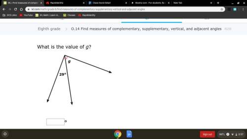 Eighth grade find measures of complementary, supplementary, vertical, and adjacent angles what is th