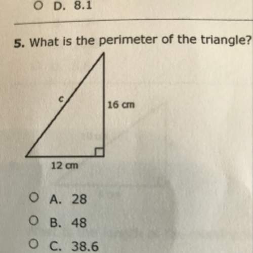 How do i find the perimeter of the triangle.