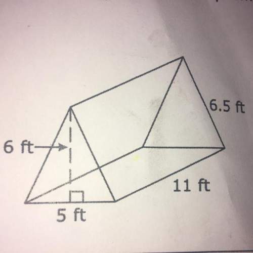 What is the volume of this triangle right prism