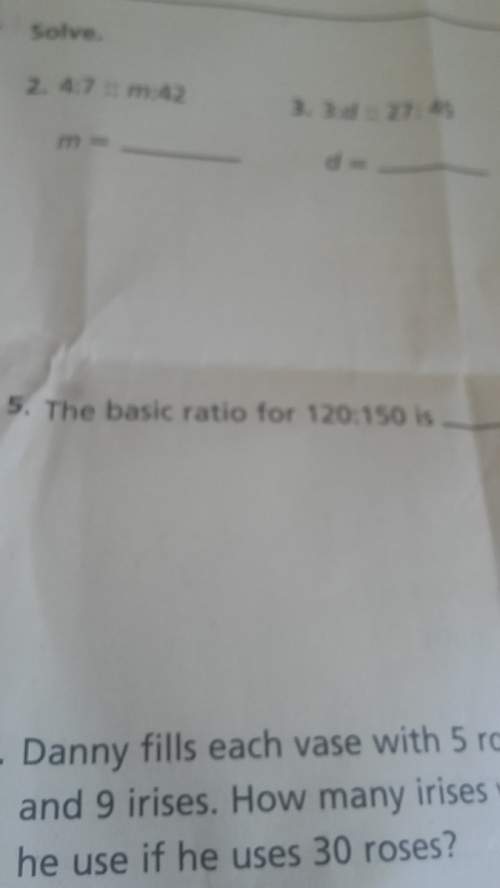 What is the basic ratio for 120: 150