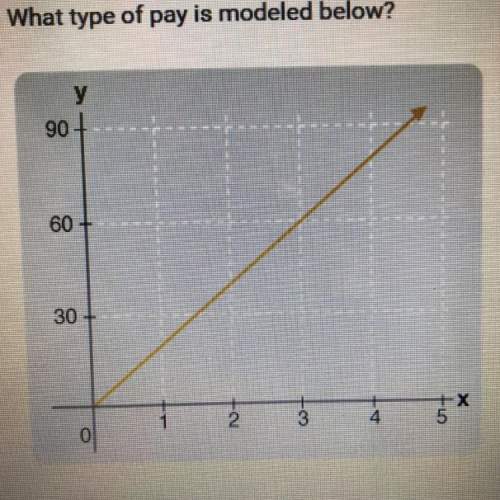 What type of pay is modeled below?
