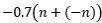 In the following expression, n is a rational number: which expression below is equivalent to this e